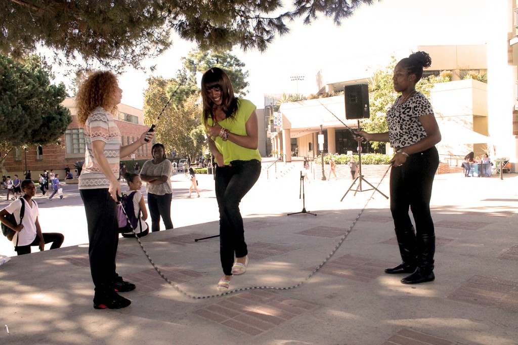 Nommo Staff brought out the double dutch ropes!/ Photojournalist: Mark Anderson/ Nommo Staff